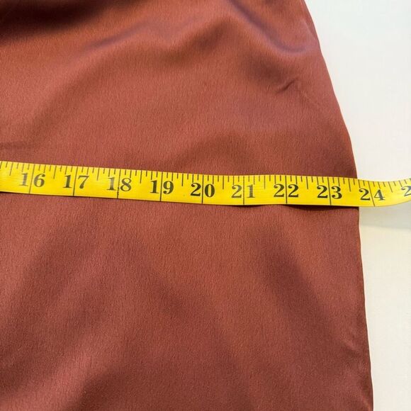 Sugar Lips Baltic Born Copper Brown Charisma Drape Neck Maxi Dress Sz 1X NWT - Picture 10 of 15